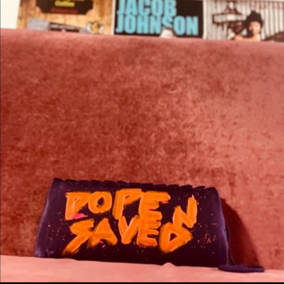 Dope N Saved Custom Faith Purple Clutch - Picture 3 of 6